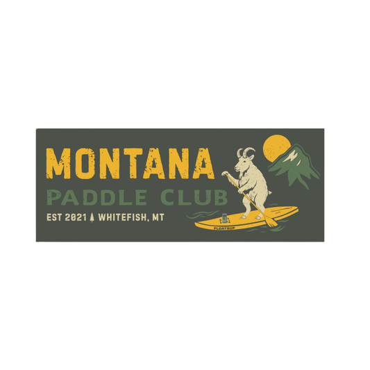 Montana Paddle Club Bumper Sticker