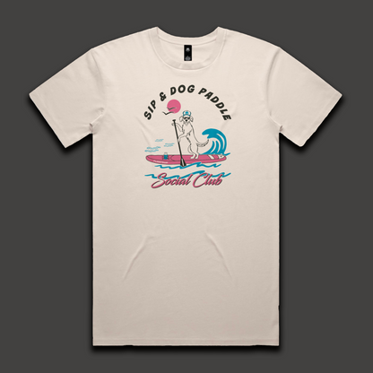 Floatsup Sip & Dog Paddle Social Club T-Shirt