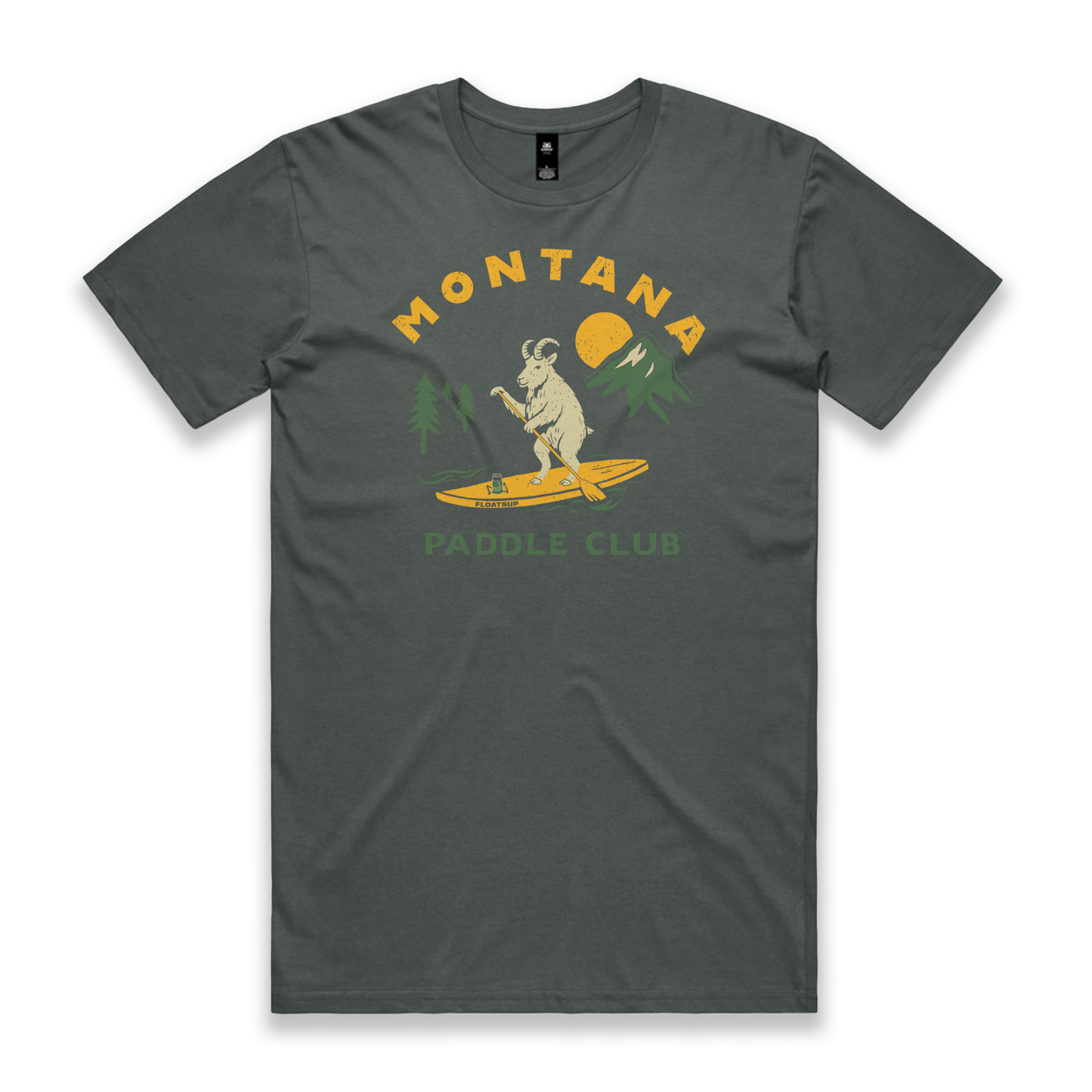 Floatsup Montana Paddle Club Mountain Goat T-Shirt