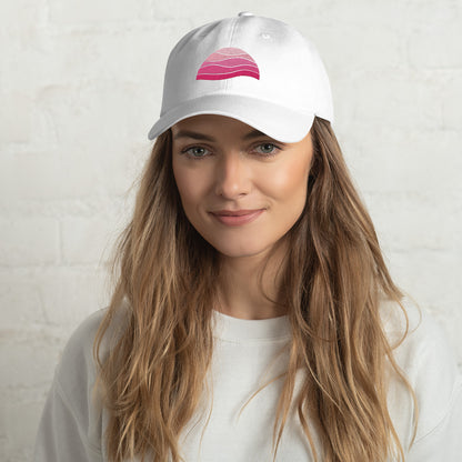 Floatsup Pink Waves Dad Hat